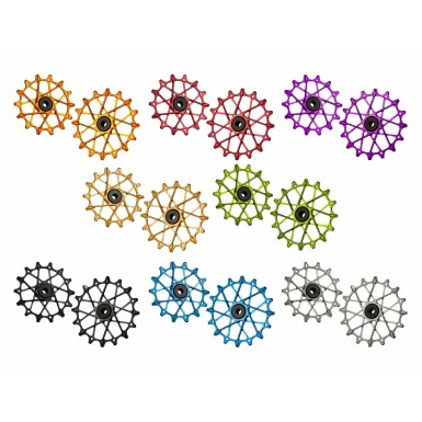 Roldanas de 14 y 16 dientes para cambio Sram T-Type 12V