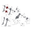 Galets de dérailleur 11 vitesses pour XT M8000