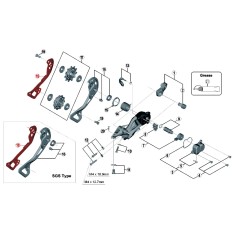 Inner cage for XTR M9000 derailleur