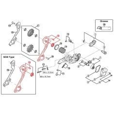 Outer cage for XT M786 derailleur