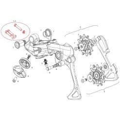 Vis de butée pour dérailleur arrière X01 DH