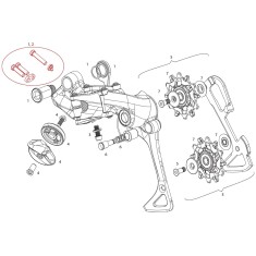 Vis de butée pour dérailleur arrière X01 DH