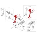 Outer cage for XT M772 derailleur