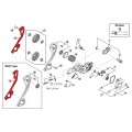 Patilla interior para cambio SLX M670 / M675 / XT M786