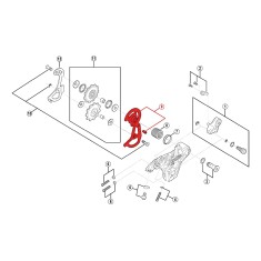 Outer cage for Saint M810 derailleur