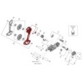 Outer cage for XTR M9120 derailleur - Long cage