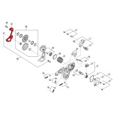 Chape Interne pour Dérailleur Saint M810 / M820 / Zee M640 - Chape courte