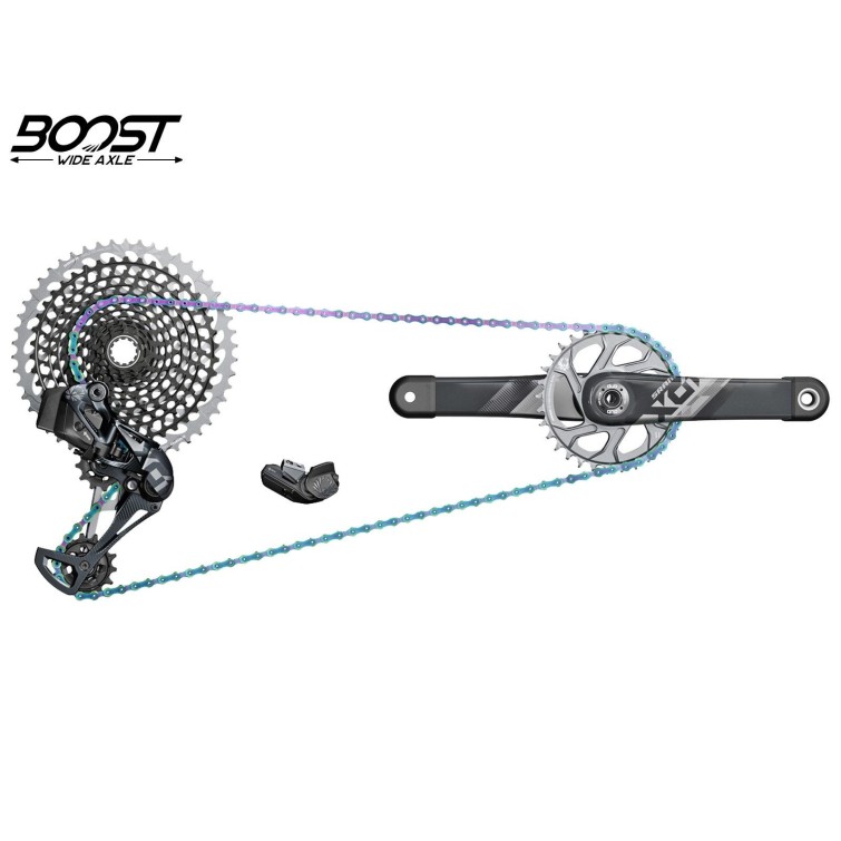 X01 Eagle AXS 1x12-speed groupset with DUB Boost 32T crankset