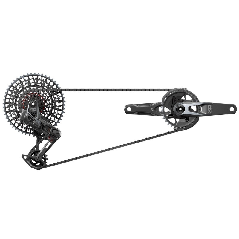 Grupo X0 T-Type Eagle AXS 1x12v con bielas DUB 32T