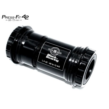 Black Bearing Boitier de pédalier PF42 68/73 B5 axe 24mm + GXP 22/24mm
