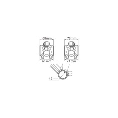 Boitier de pédalier Pressfit PF30 pour axe 30 mm