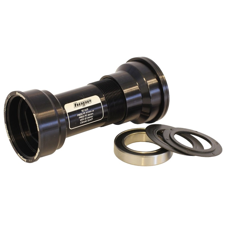 Boîtier de pédalier VTT Press Fit  PF41 (roulements acier) Noir