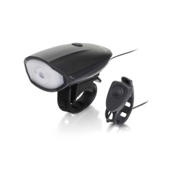 Claxon y luz delantera USB Lite 250 lúmenes