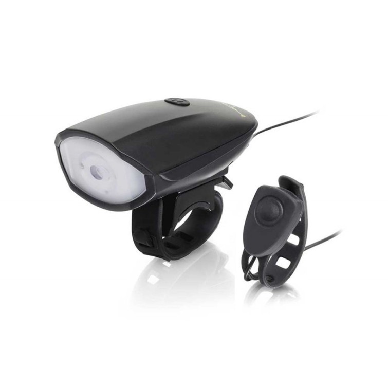 Claxon y luz delantera USB Lite 250 lúmenes