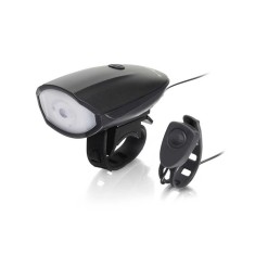 Claxon y luz delantera USB Lite 250 lúmenes