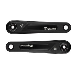Turbine Cinch Black Cranks (without bottom bracket)