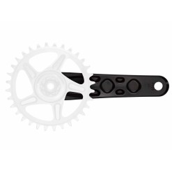 Turbine Cinch Black Cranks (without bottom bracket)