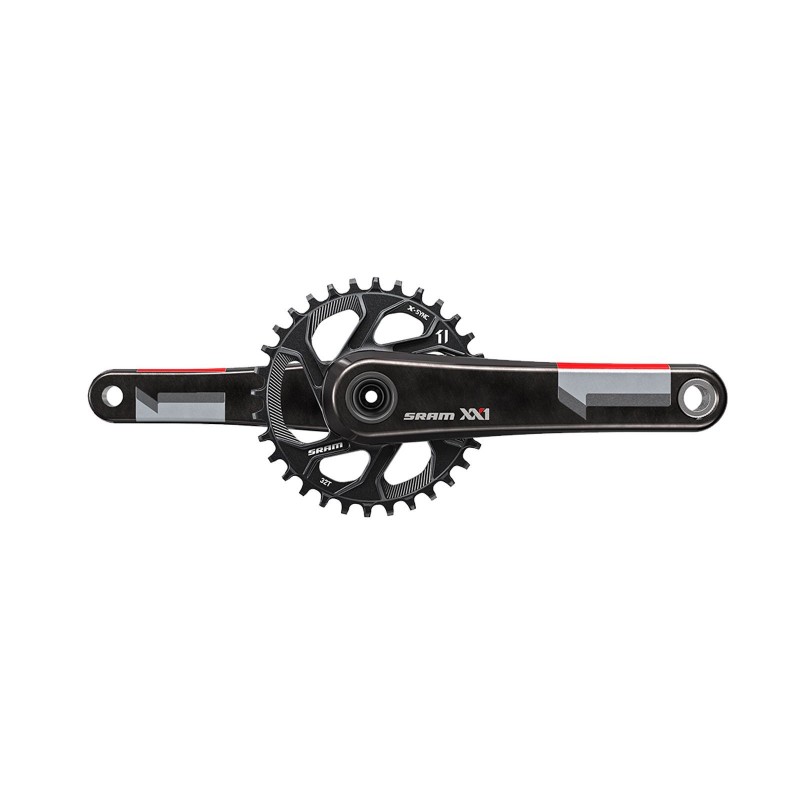 Bielas XX1 BB30 Direct Mount 32T sin pedalier (Q-factor 168) Rojo