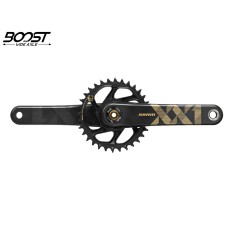 Bielas XX1 Eagle DUB SL Boost Direct Mount 34T 1x12v sin pedalier Dorado