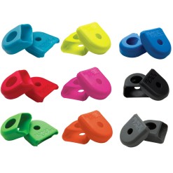 Gray Carbon Crank Arm Protectors - Mountain Bike Crankset Parts