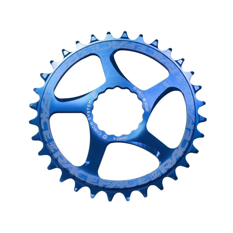 Plato único Narrow Wide Direct Mount Cinch azul
