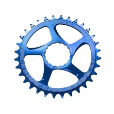 Plato único Narrow Wide Direct Mount Cinch azul