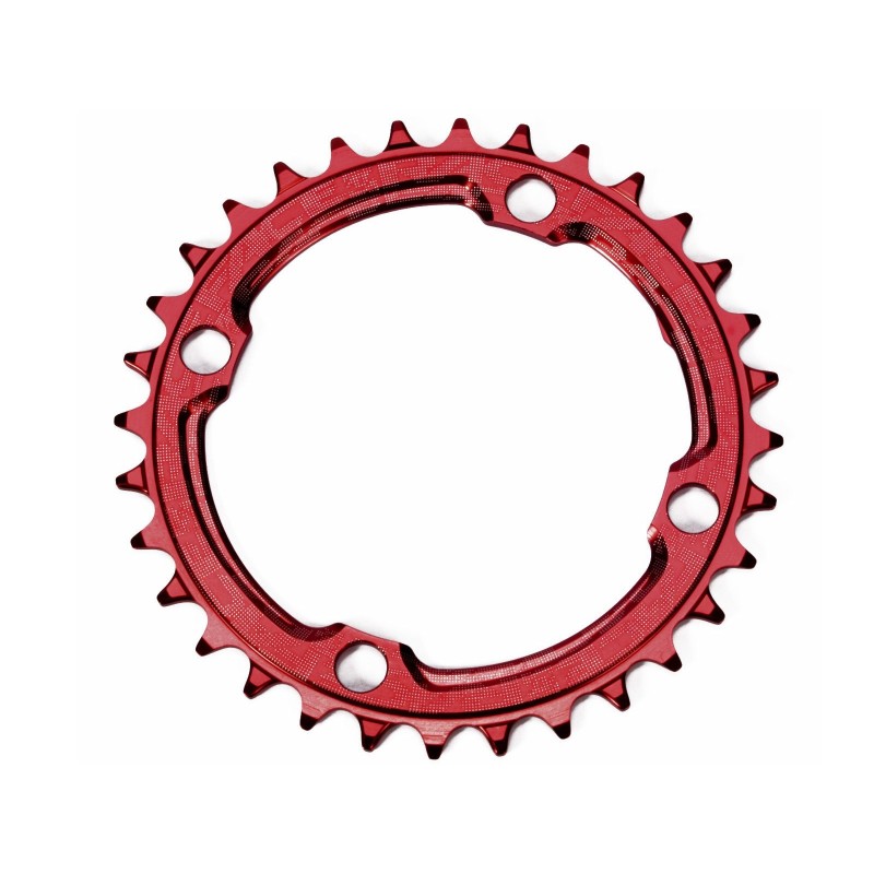 Plato único Narrow Wide 104 mm rojo