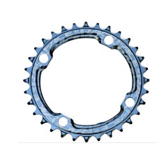 Plato único Narrow Wide 104 mm azul