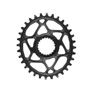 Plato Oval Direct Mount Shimano Negro