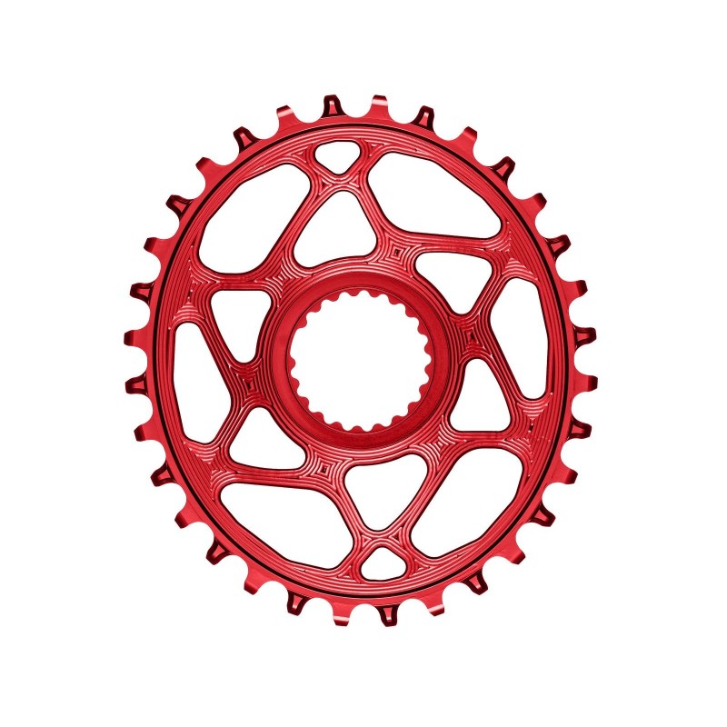 Plateau Oval Direct Mount Shimano Rouge