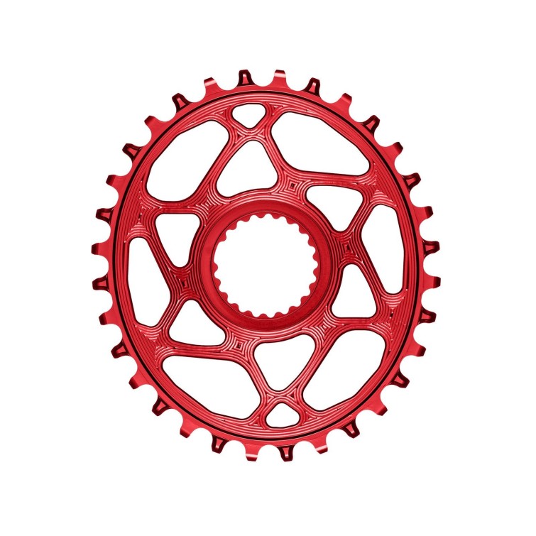 Plateau Oval Direct Mount Shimano Rouge