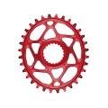 Oval Direct Mount Shimano Chainring Red