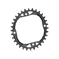 Oval Chainring 104 mm for Shimano 12-Speed HG+ Chain Black