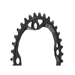 Plateau Oval 104 mm pour chaine Shimano 12 vitesses HG+ Noir