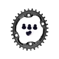 Plateau Oval XT 8000 96 mm pour chaine Shimano 12 vitesses HG+ Noir