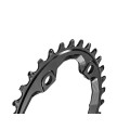 Plato Oval XT 8000 96 mm para cadena Shimano 12 velocidades HG+ Negro