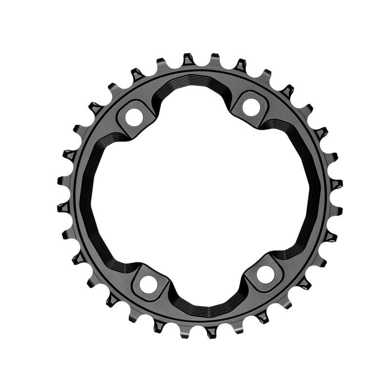 Narrow-Wide Chainring for Shimano XT Asymmetric 96 mm Black