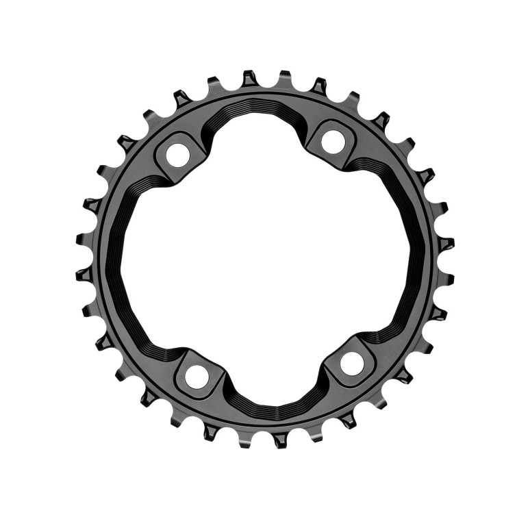 Narrow-Wide Chainring for Shimano XT Asymmetric 96 mm Black