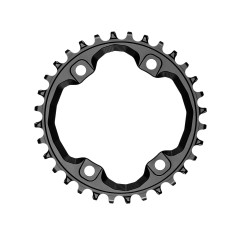 Narrow-Wide Chainring for Shimano XT Asymmetric 96 mm Black