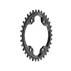 Narrow-Wide Chainring for Shimano XT Asymmetric 96 mm Black
