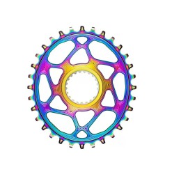 Plateau Oval Direct Mount Shimano PVD Rainbow