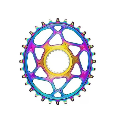 Plateau Oval Direct Mount Shimano PVD Rainbow