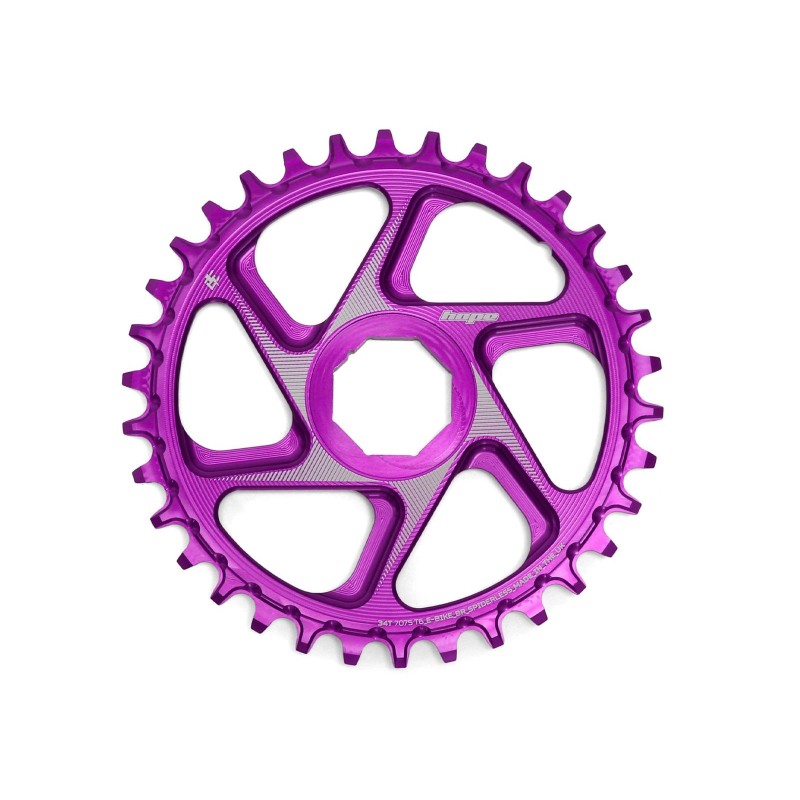 R22 Spiderless E-Bike Brose Retainer Ring - Purple