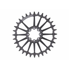 Plato Ovalado Direct Mount Sram 8 tornillos (desplazamiento 3 mm) - Negro