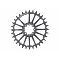 Plateau Ovale Direct Mount Sram 8 vis (déport 3mm) - Noir