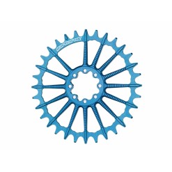 Plateau Ovale Direct Mount Sram 8 vis (déport 3mm) - Bleu