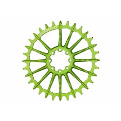 Plateau Ovale Direct Mount Sram 8 vis (déport 3mm) - Vert
