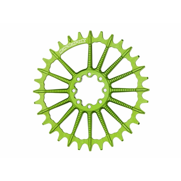 Plateau Ovale Direct Mount Sram 8 vis (déport 3mm) - Vert