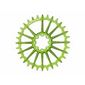 Plateau Ovale Direct Mount Sram 8 vis (déport 3mm) - Vert