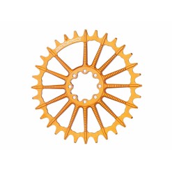 Plateau Ovale Direct Mount Sram 8 vis (déport 3mm) - Orange